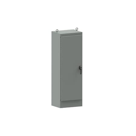 Wiegmann 3 Point Latch with Padlock Handle Electrical Enclosures, 72 in H, 36 in D, 36 in W WA723636FSN43PT